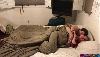 Stepmom shares bed with stepson erin electra